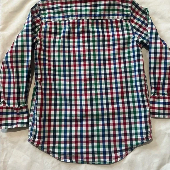 GAP Kids Multicolor Plaid Shirt - Picture 4 of 4